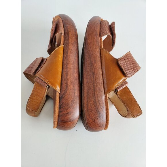 ALGERIA Bailee Brown Leather Sandals Womens Shoes BAI-7463 Size 40 US 9.5-10 - Picture 8 of 13